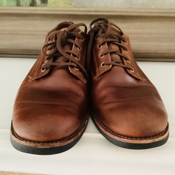 Men\'s Timberland Mirror fit System brown leather lace-up shoes size 11 office main image 11